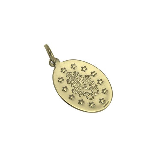 Gold Miraculous Medal - Polished or Matt