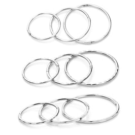 Sterlingsilber Hoop-Ohrringe