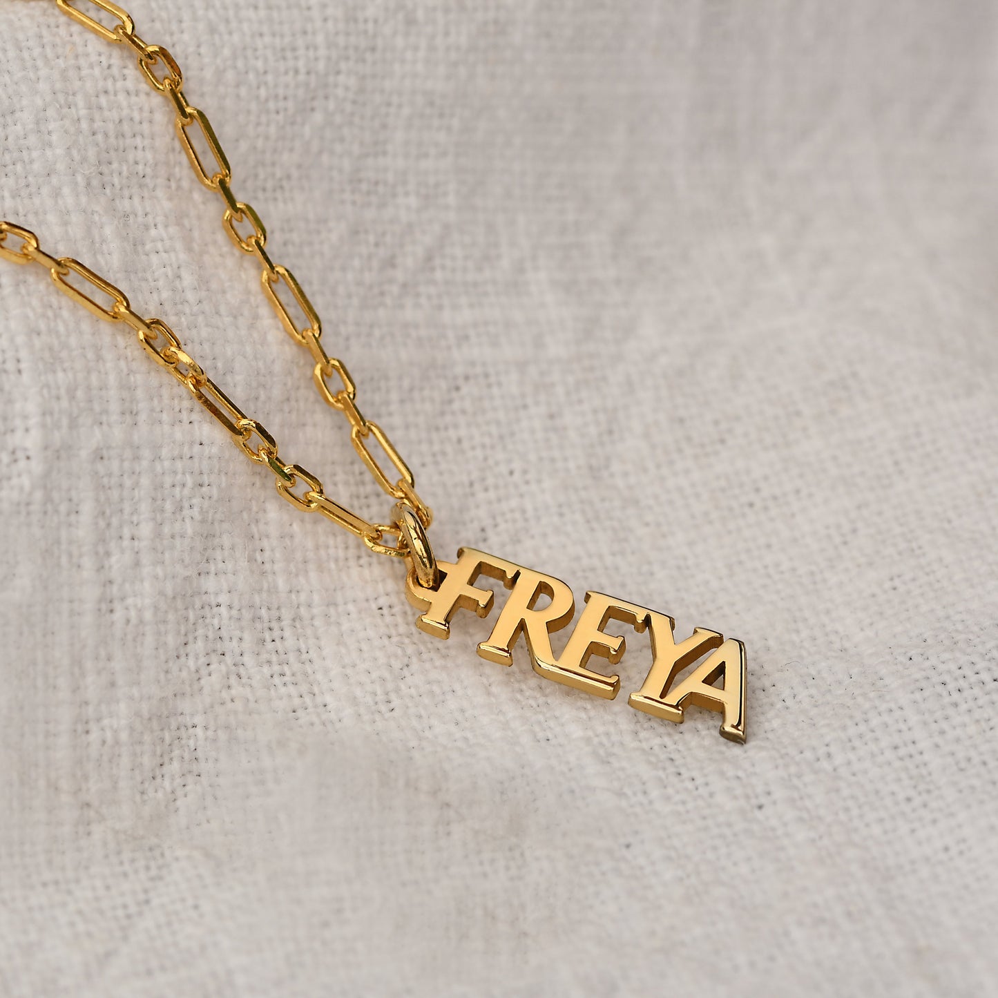 Personalised Sterling Silver Name Pendant Necklace - 16 - 24 Inches